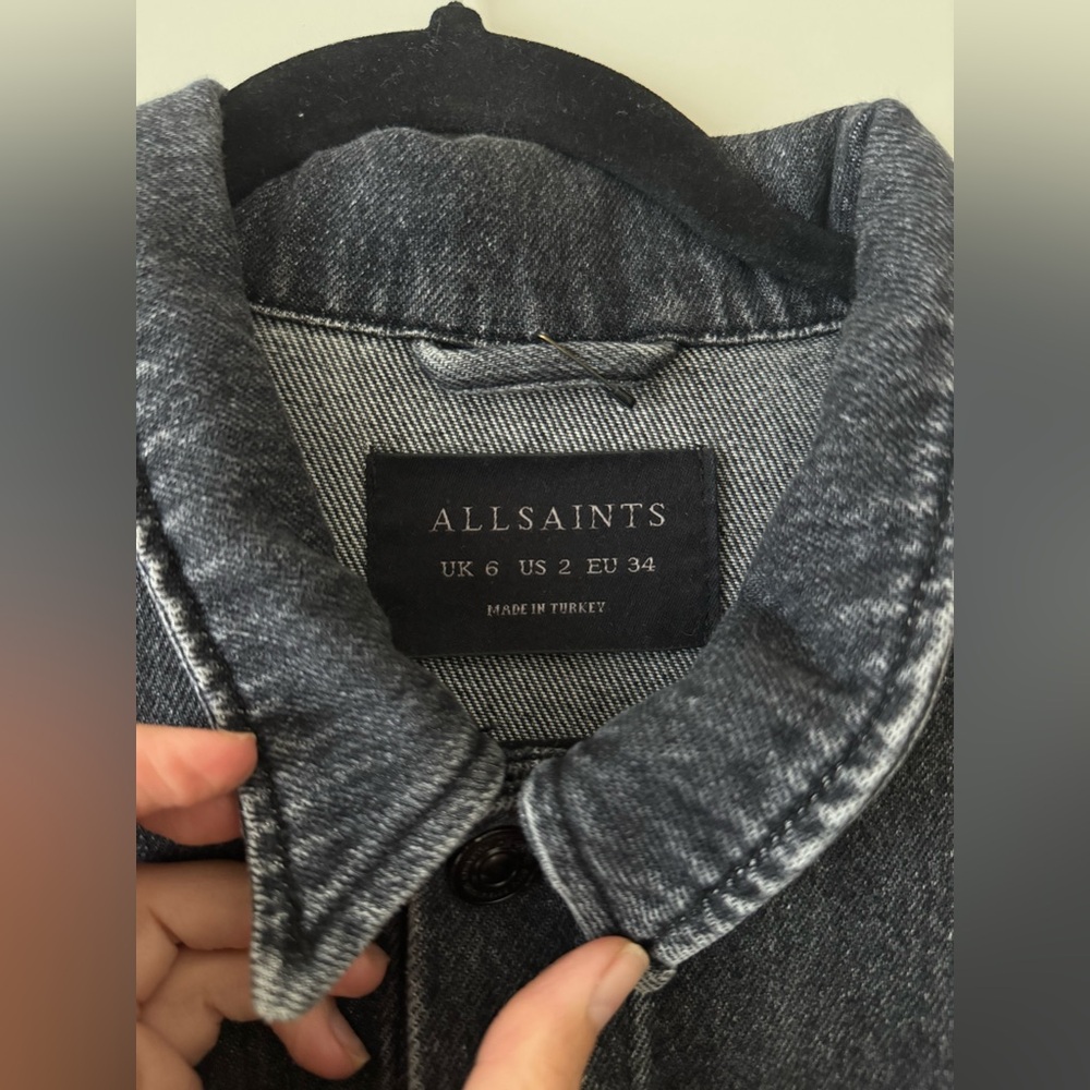 AllSaints Gray Denim dress